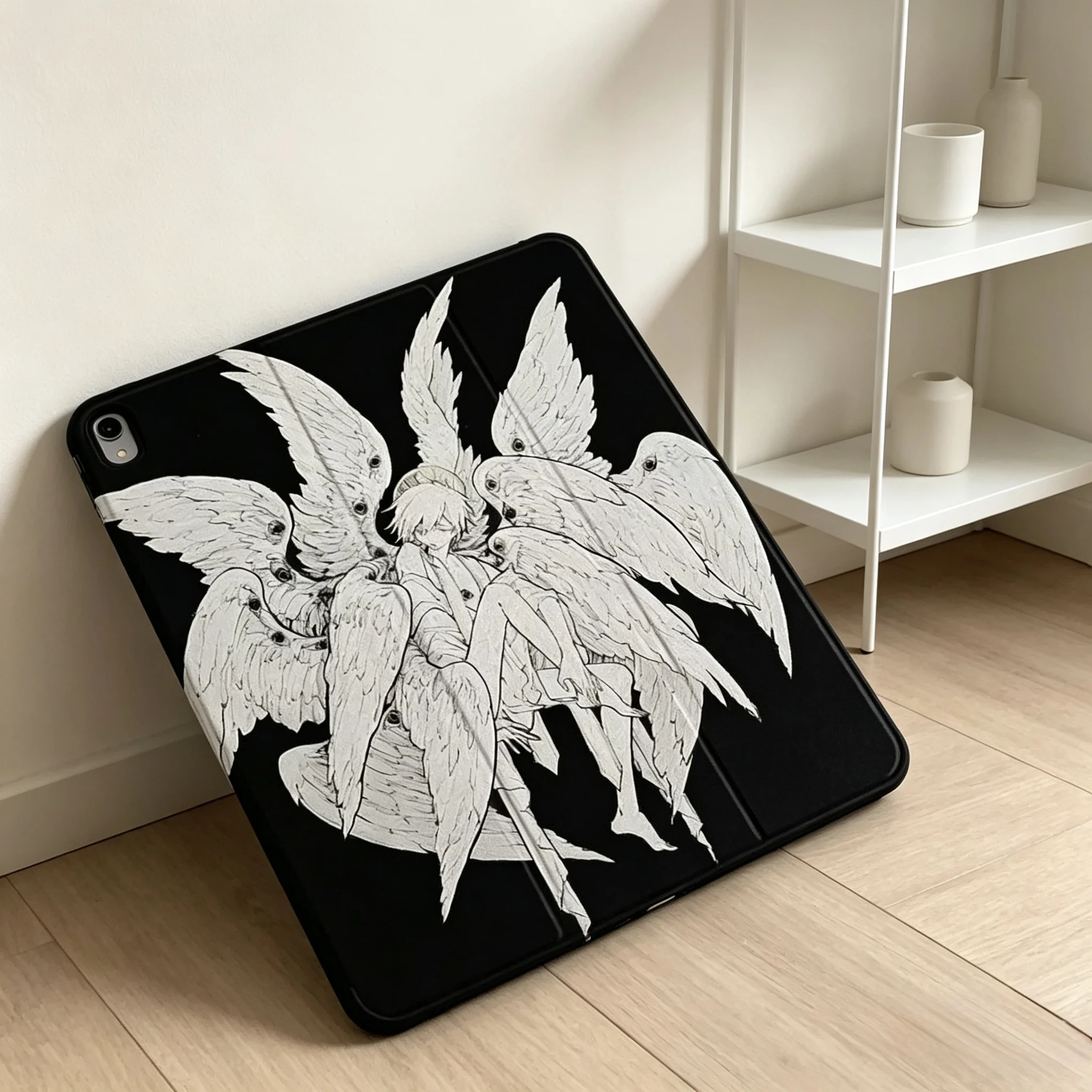 

Dark Angel Tablet Case, suitable for iPad, Anti-bend Acrylic Tablet Case