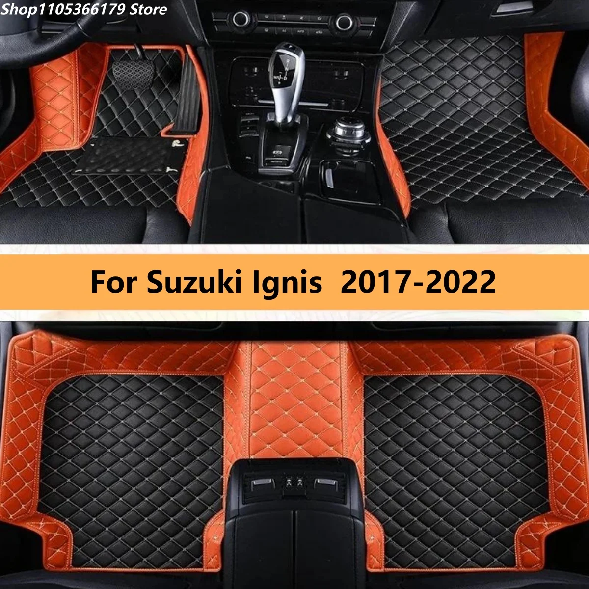 

Car Floor Matts Fit For Suzuki Ignis 2017 2018 2019 2020 2021 2022 Auto Full Set Carpets Pads All Weather Vehicle Foot Rugs