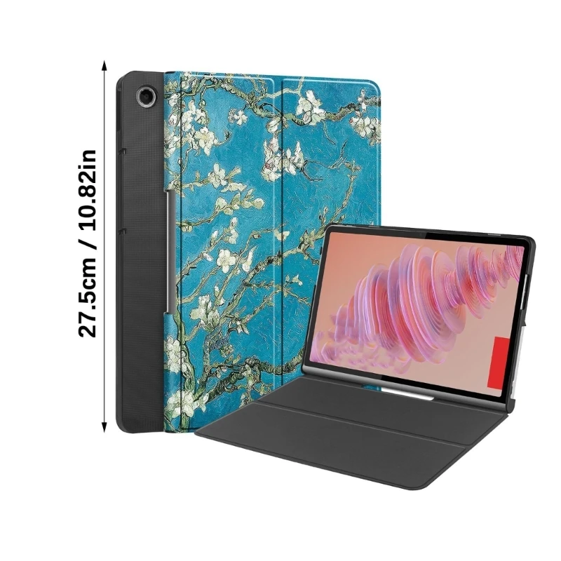 Protective Cover Featuring Double Fold Design And Pattern For Tab