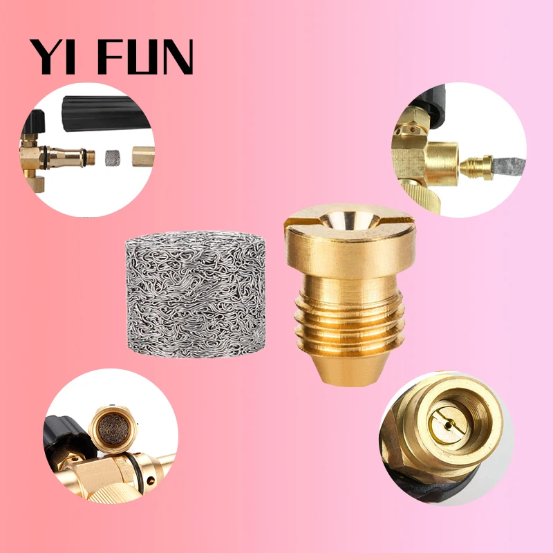 Car Wash Accessories Orifice Nozzle Mesh Filter For Foam Cannon Power Washer High Pressure Washer Car Cleaning Snow Foam Lance