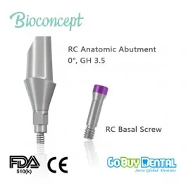 RC Anatomic Abutment, 0°, GH 3.5 132020