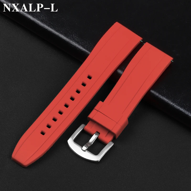 20 مللي متر 22 مللي متر حزام ساعة سيليكون ل رولكس حزام ل سايكو سوار الرجال Watrproof الرياضة حزام العالمي معصمه الإفراج السريع
