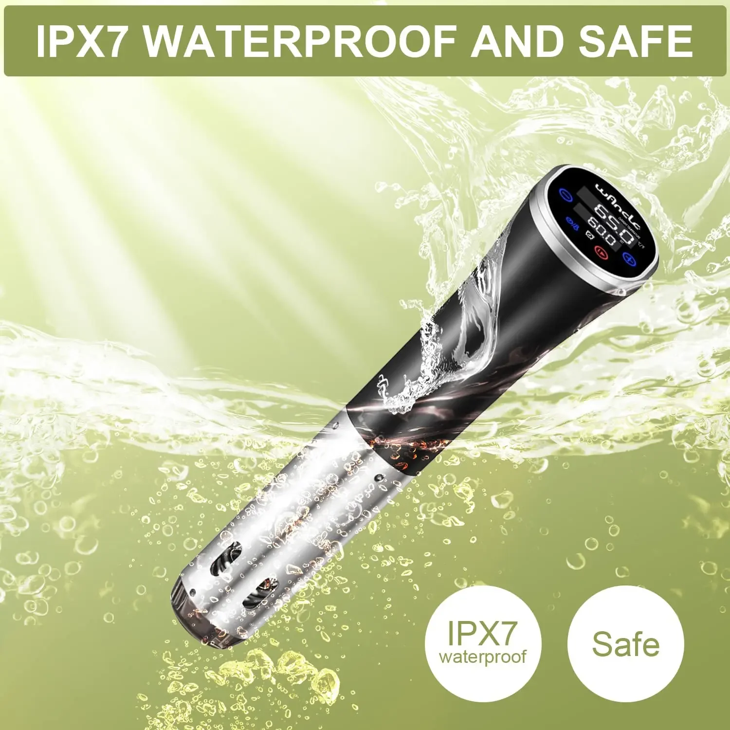 آلة الطبخ المنزلية الجديدة Sous Vide IPX7 آلة الطبخ البطيء