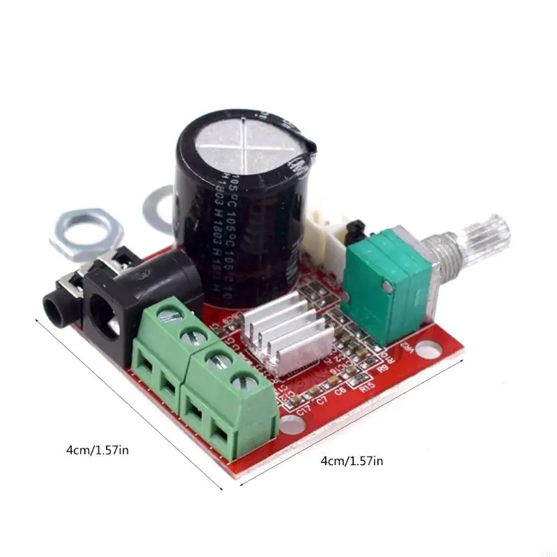 83CC DC12V PAM8610 Stereo Power Amplifier Board Meningkatkan Mendengarkan