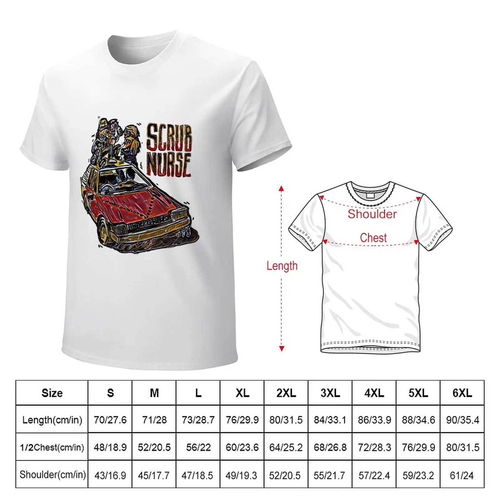 The Scrub Nurse T-Shirt customs design your own oversized mens graphic t-shirts big and tall