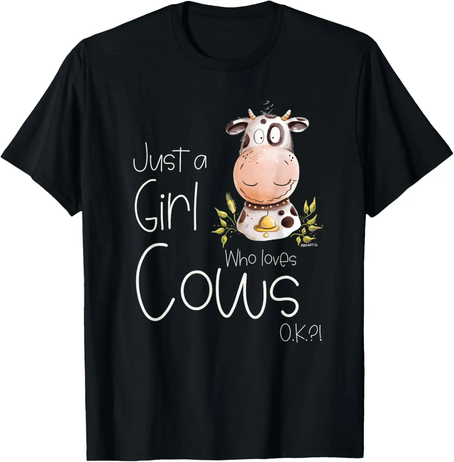 

Футболка Just A Girl Who Loves Cows I Moo Cow Farmer Cow Farm Animals