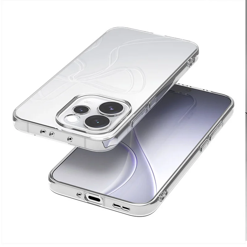 حافظة لهاتف OPPO Reno 15 حافظة رفيعة للغاية وشفافة من البولي يوريثان الحراري غطاء خلفي ناعم لهاتف OPPO Reno 15 Pro حافظة شفافة Reno15 ممتص للصدمات