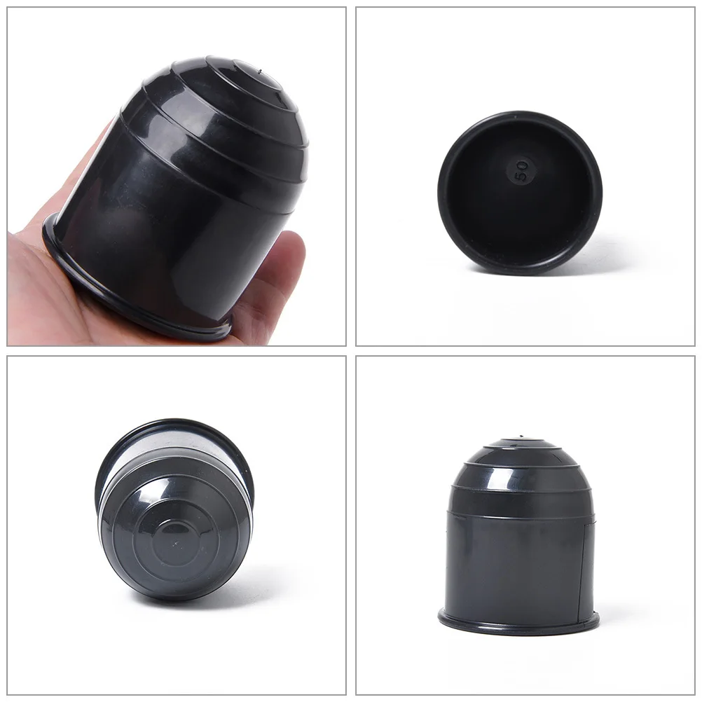 

4Pcs Trailer Hitch Ball Cover Plastic Towing Ball Protector for Trucks Rvs Wide Compatibility Sturdy Durability Sleek Design