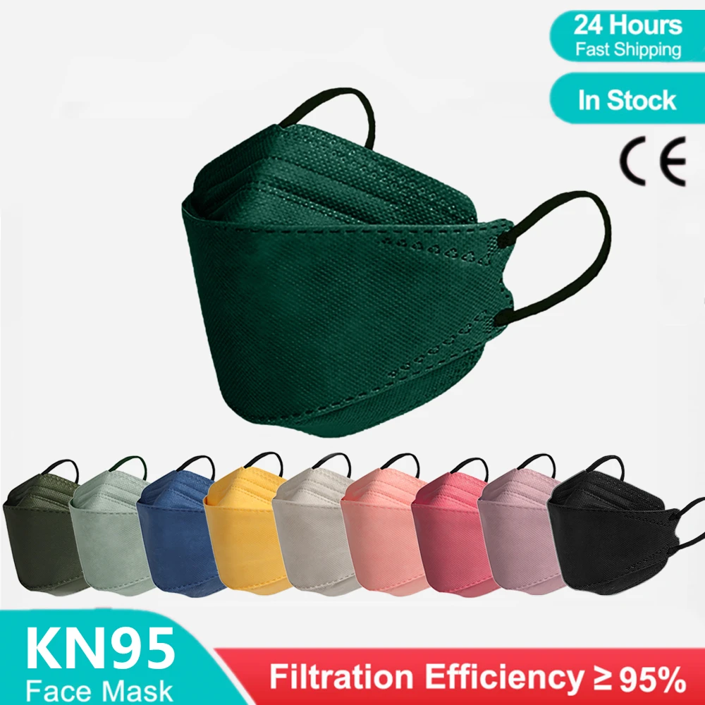 adult mask ffp2 mascarillas kn95 certificadas face Masks fpp2 approved mask korean mouth mask kn 95 mask Morandi color masks