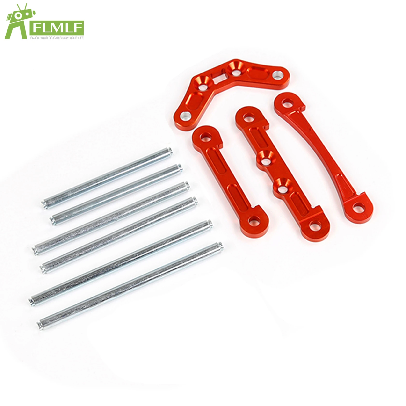 Liga cnc dianteiro e traseiro suspensão eixo pino kit peça de posicionamento para 1/5 hpi rofun baha rovan km baja 5b 5t 5sc rc peças do carro