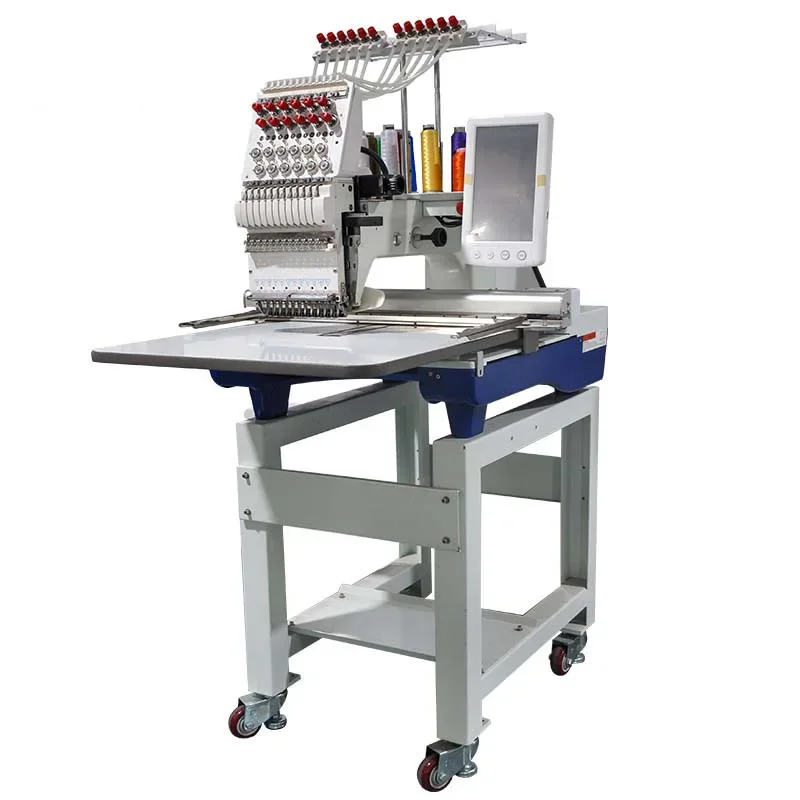 Single head 12-needle computer embroidery machine, three-in-one high-speed automatic computer embroidery machine