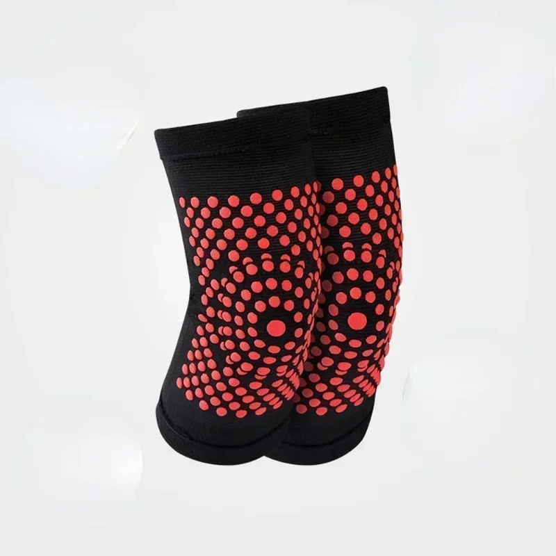 Knieschützer, Kniebandage zur Linderung von Gelenkschmerzen und Erholung von Verletzungen, 2 Stück Turmalin, selbsterwärmende Unterstützung, warm