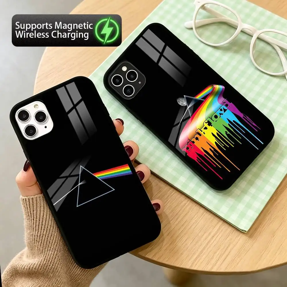 Band P-Pink F-Floyd Cool  Phone Case For iPhone17,16,15,14,13,12,11 Plus,Pro Compatible with magnetic wireless charging