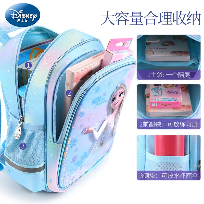 New Disney cartoon frozen Backpack bag Kindergarten school bag gift