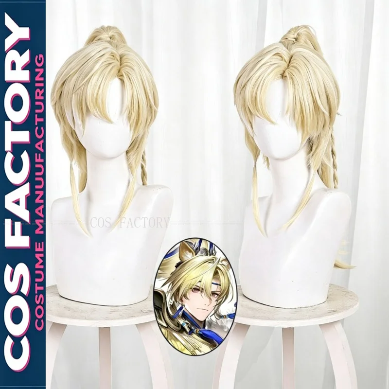 Ye Minghui Arknights Endfield Cosplay Wig Short Hair Ponytail Side Part Top Scalp Simulation For Women Halloween Party