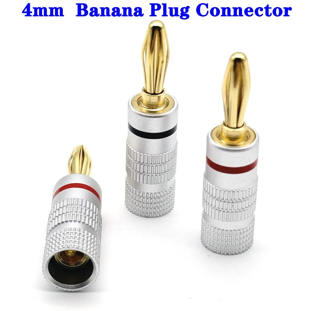 

100PCS 4mm Banana Plug BINDING POST for Multimeter Probes Welding cable Connector