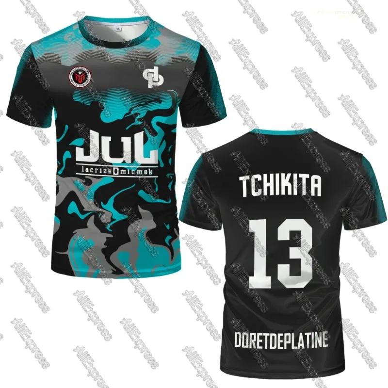 

JUL Tchikita Maillot Summer Jersey Youth Breathable Quick Dry Training Football T-Shirt Unisex Fashion Sports Tees