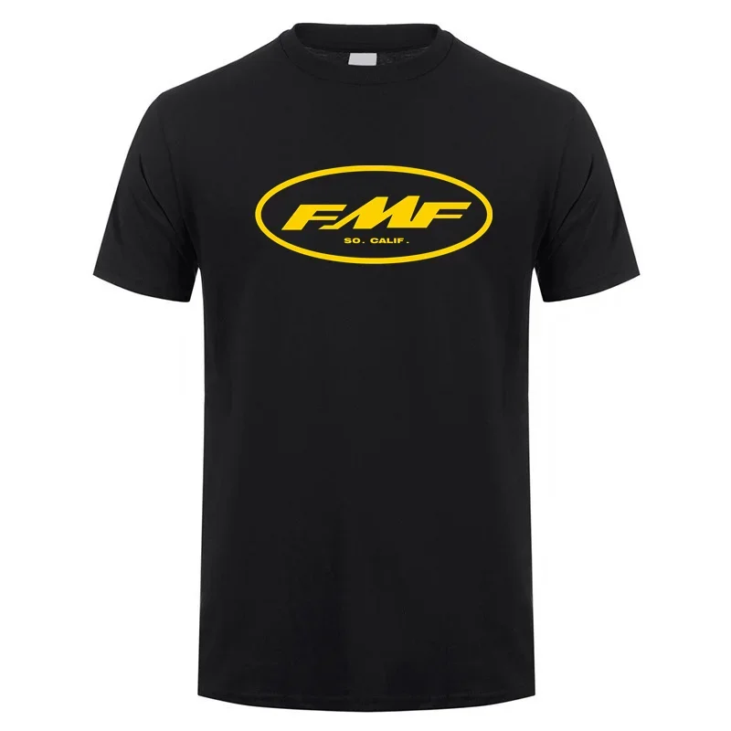 

Fmf Racing T Shirt Summer Men Cotton Short Sleeve FMF T-shirts Mans Gift Tees