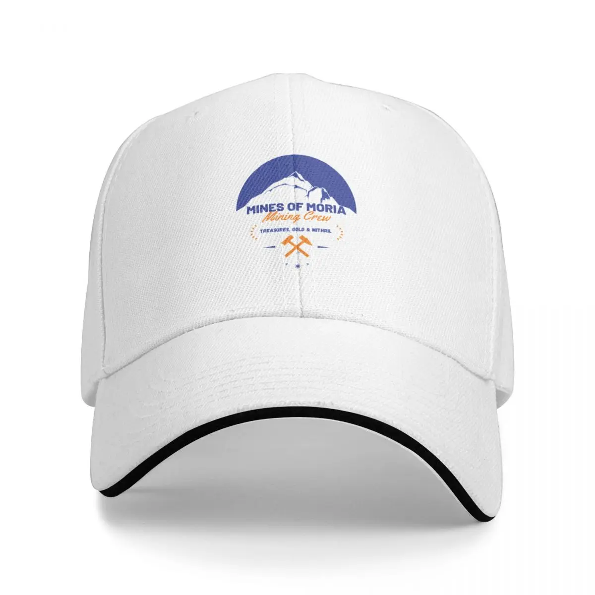 Mines of Moria Mining Crew Baseball Cap Hat Beach Sports Cap Women's Beach Men's