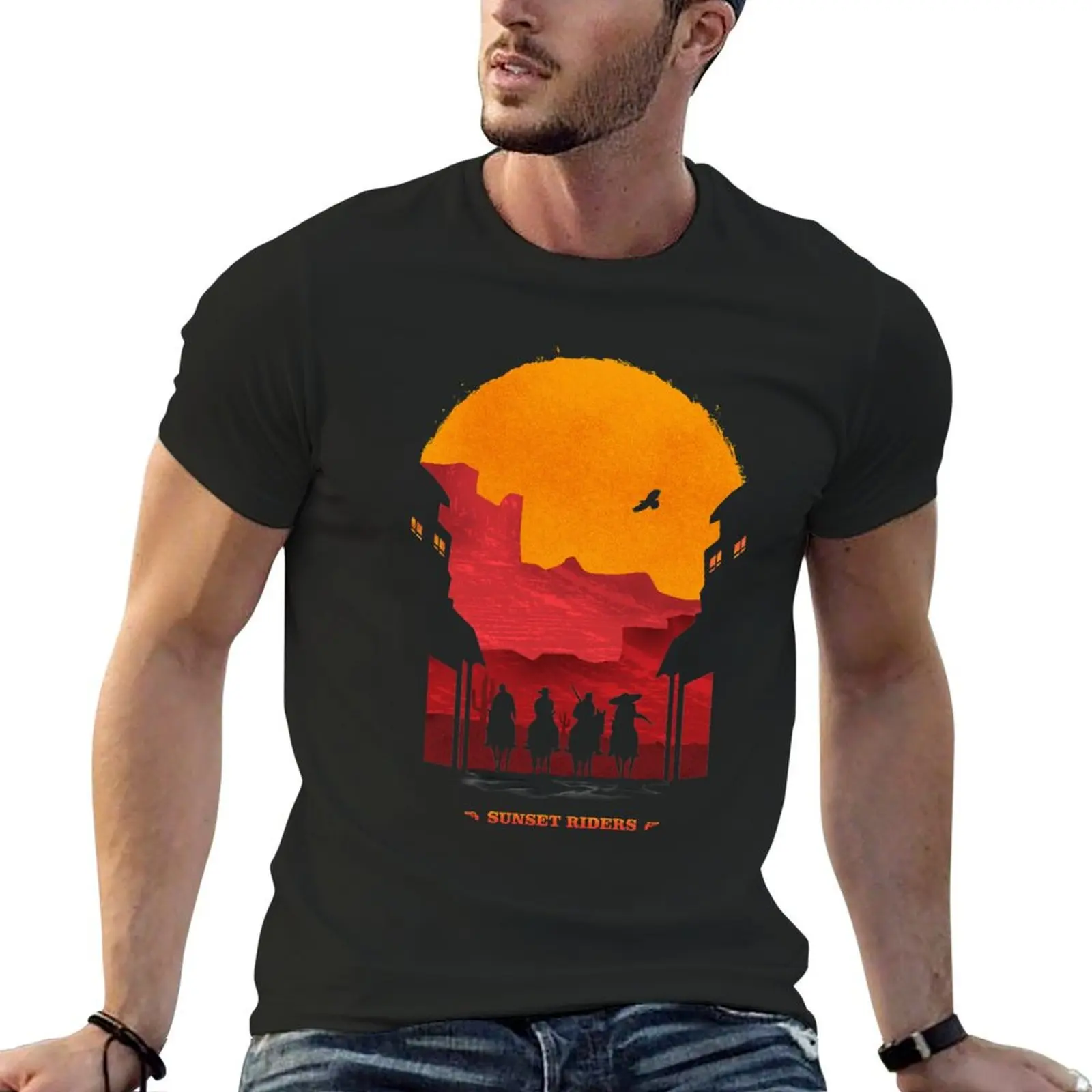 

Sunset Riders T-Shirt topping vintage custom shirt mens t shirts pack