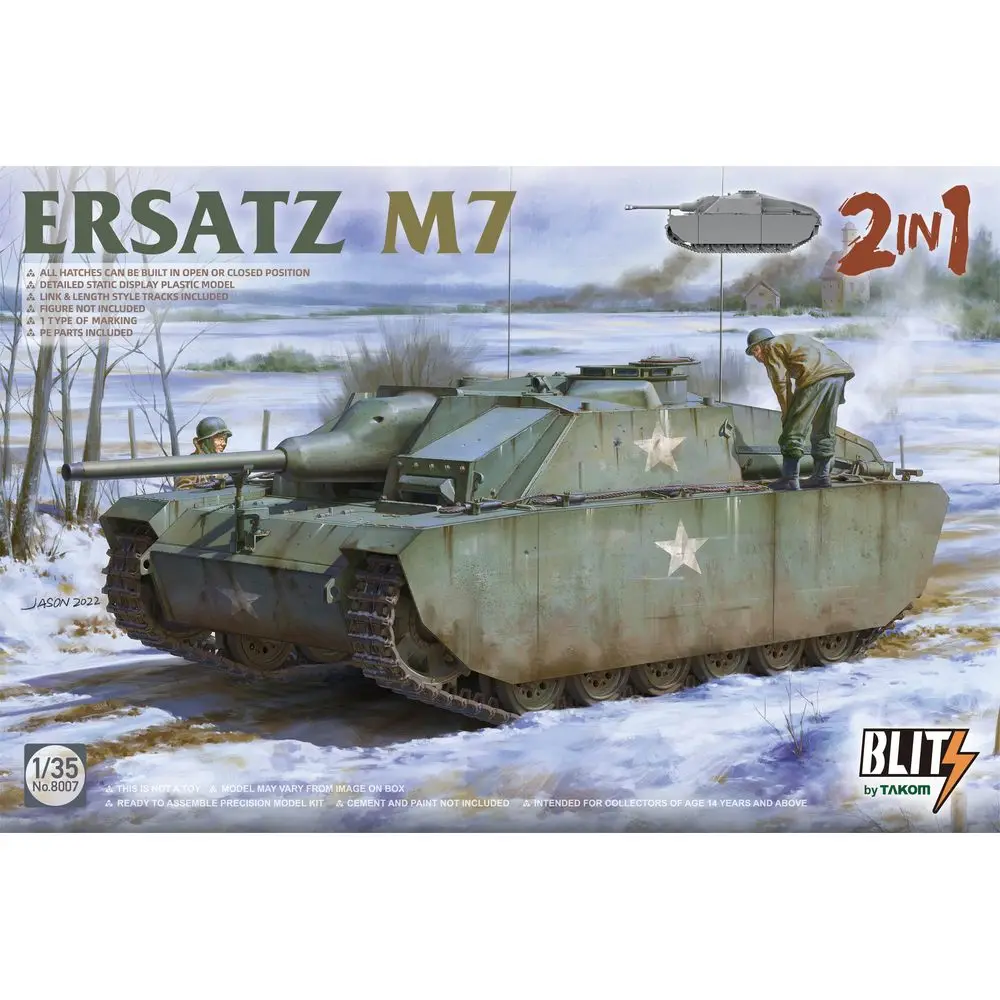 

TAKOM 8007 1/35 ERSATZ M7 - Scale Model Kit