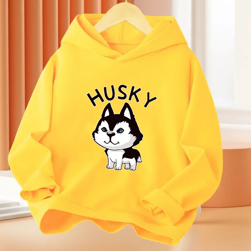 New Fashion Funny and cute husky dog printed hoodie Shiba Inu Dogs Print Boy Girl Casual Hoodies