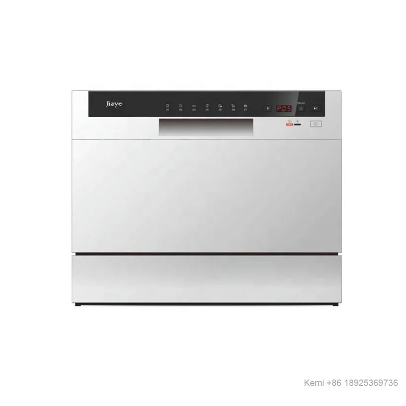 Desktop Glass Dishwasher Countertop 8 Programs Automatic Dish Washers Portable Dishwasher Mini For Home