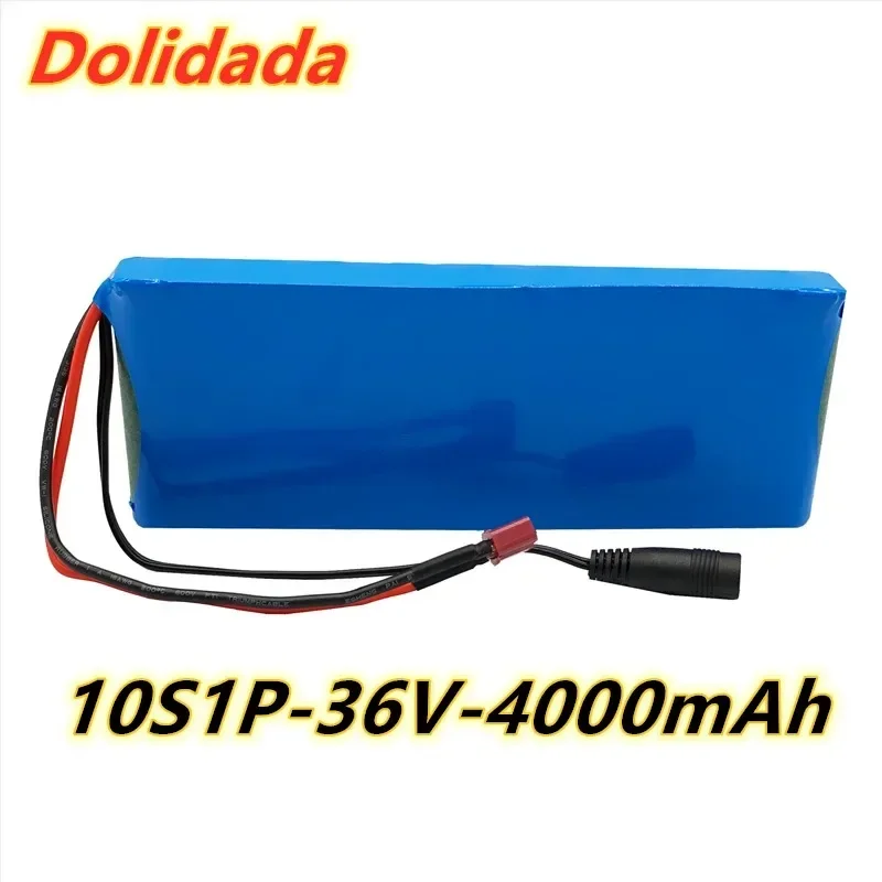 36V Battery Pack 10S1P 4000mah 4Ah 18650 20A BMS 500W Lithium Li-ion Rechargeable Batteries Ebike Electric Car Bicycle Scooter