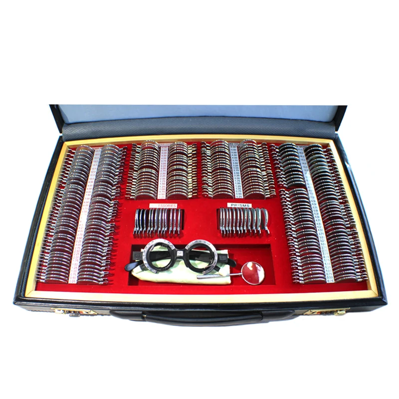 

Футляр для пробных линз для офтальмологических прогрессивных мультифокусных линз, набор пробных линз с металлической оправой из 266 предметов, цена