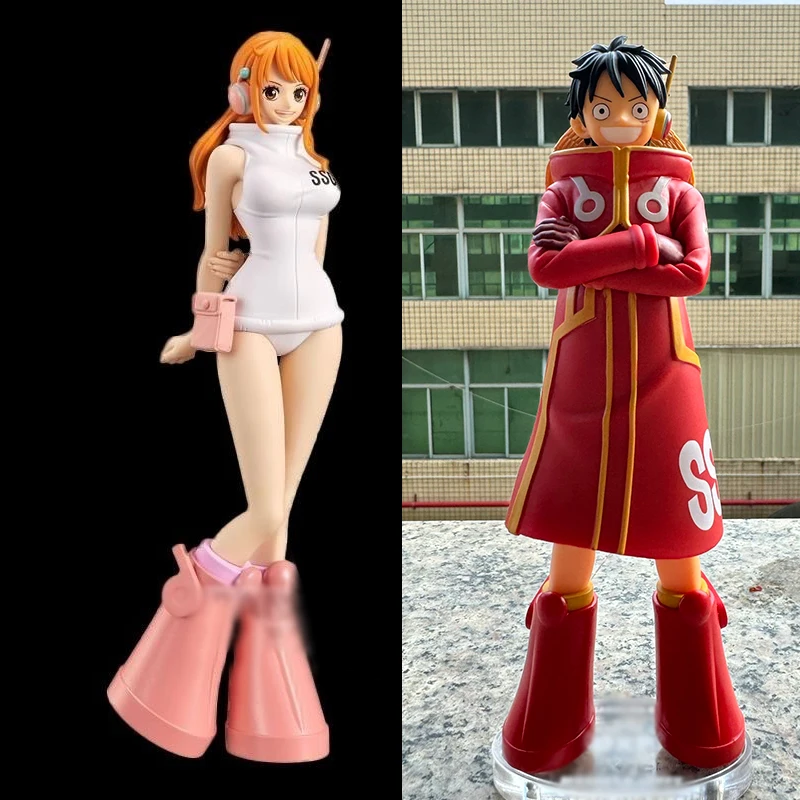 

Аниме цельная фигурка GK Monkey D. Luffy Nami Trafalgar D. Экшн-фигурки из ПВХ, 22 см