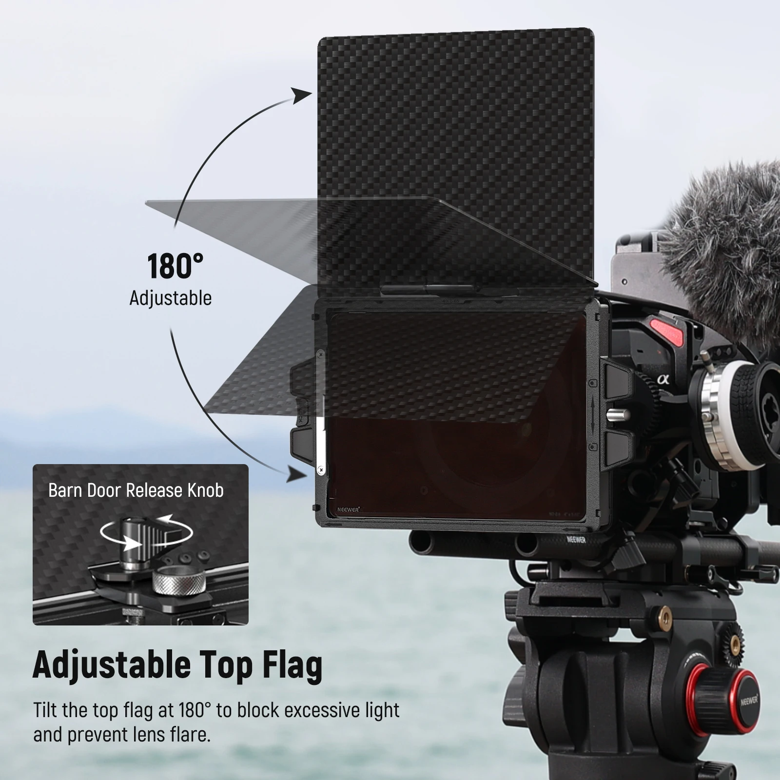 NEEWER Mini Matte Box with 4\