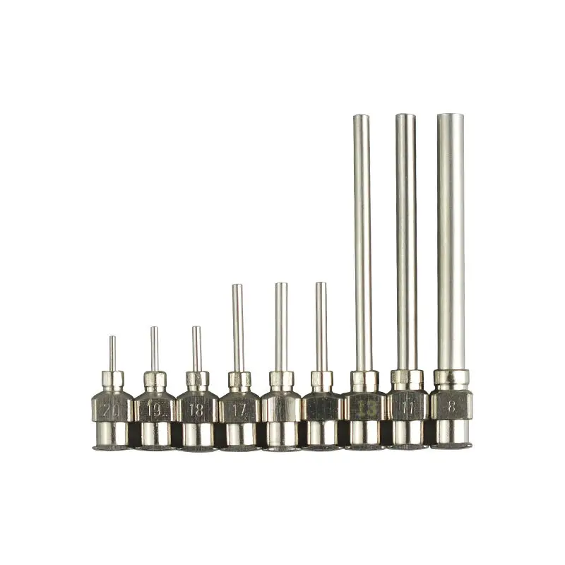 2025 Precision All Stainless Steel Needle 1/4''1/2 '' 1inch 3/2'' Dispensing High Quality Glue Dispensing Blunt Needles