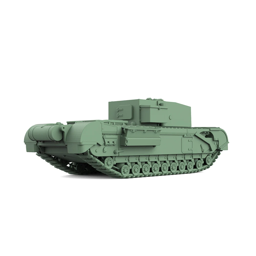 SSMODEL SS566 1/700 Britisches A22D GC MkI Churchill Panzerzerstörer Miniatur-Statikmodell Kriegsspiele