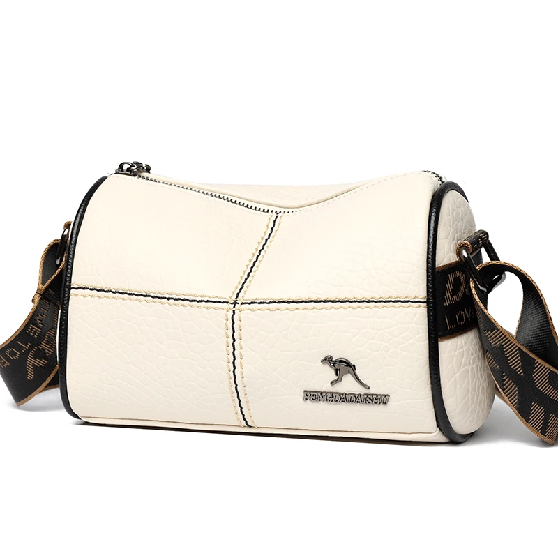 Luksusowa projektantka mody torebka damska wysokiej jakości miękka skóra damska torba na ramię moda Retro dziewczęce torby typu Crossbody portfel