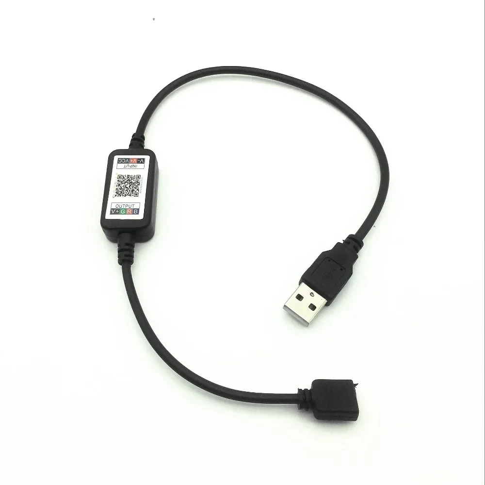 DC 5V-24V Bluetooth LED Light Controller Mini Wireless Dimmer 3 Channel RGB Led Controller For RGB LED Strip Light DC/USB