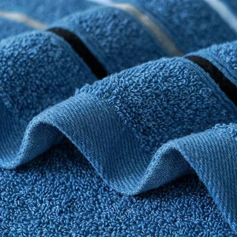 Various Colors Plush Cotton Towel Set - Perfect for both adults and young people for home use or camping，Makes a great gift for image 4