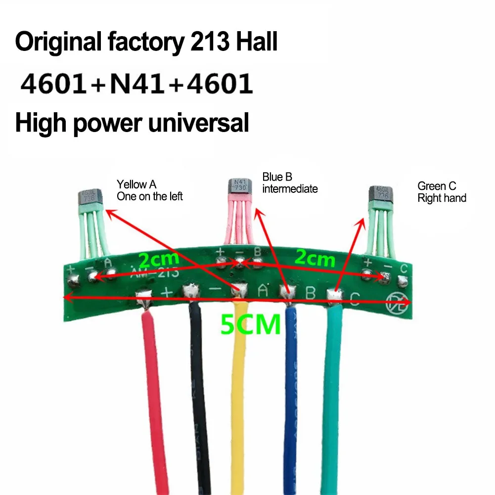 New 213 Hall N41 4601 Hall Electric Vehicle Hall Sensor Board High Precision PCB 5cm/1.97