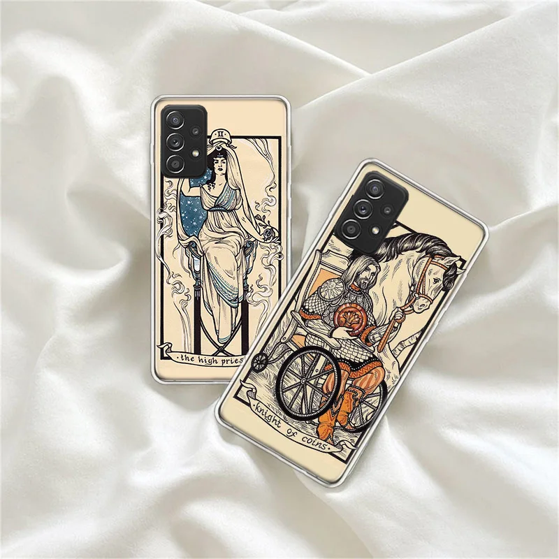 Tarot Cards for Halsey HFK Phone Case For Galaxy S25+ S10 S8 A16 Note 20 Ultra 10 Lite 9 8 Samsung A15 A25 A35 A55 A05S M21 M30S