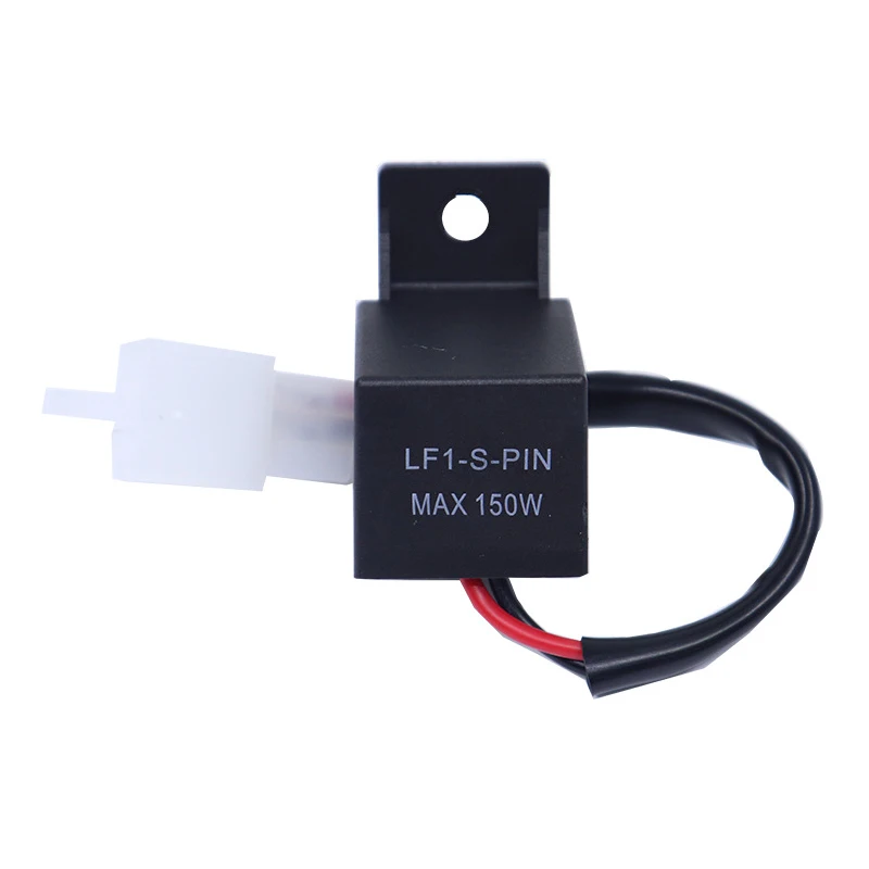 

Electronic LED Flasher Relay 12A 2Pin Automobile Motorcycle Motor Turn Signal Bulb Hyper Flash Relay