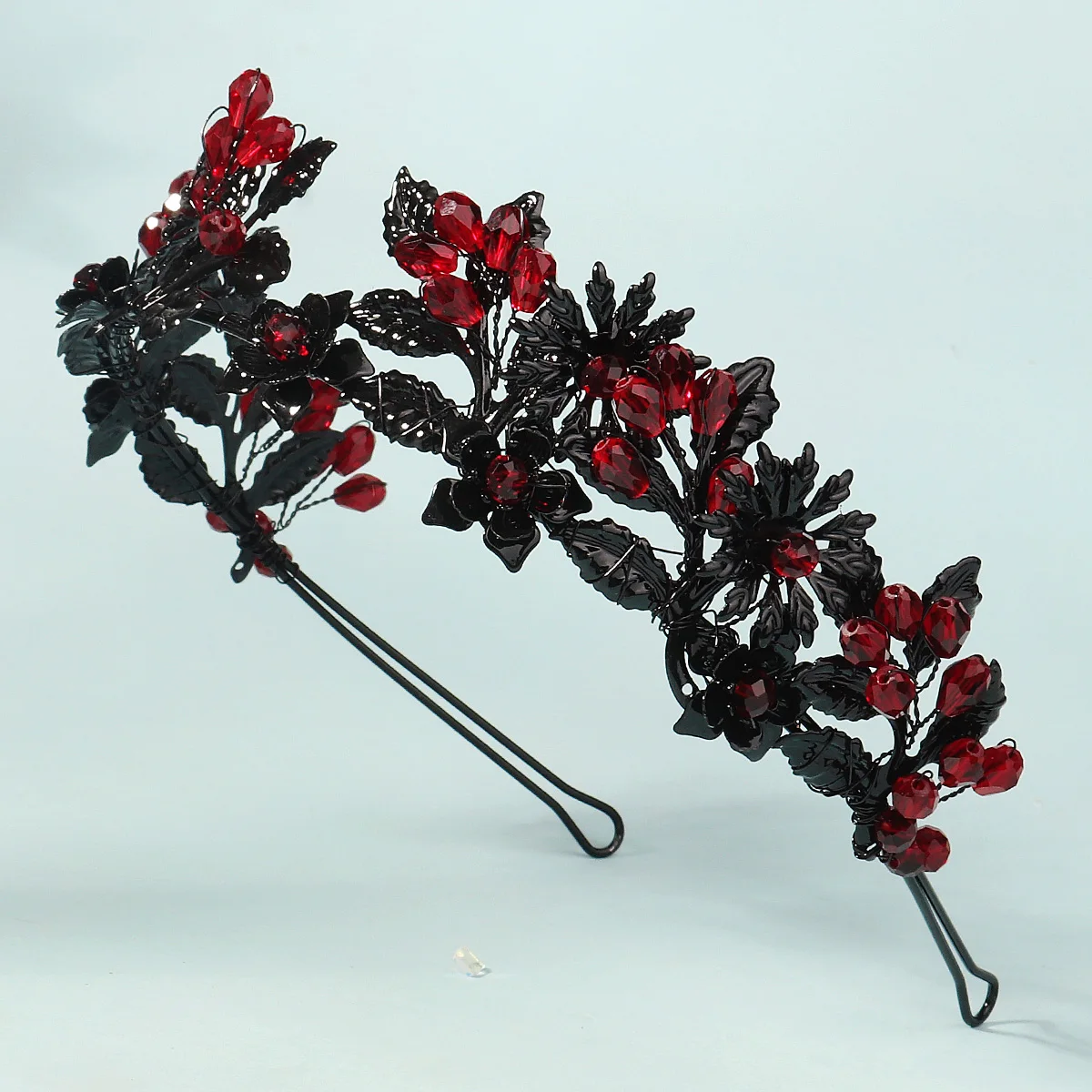 Mode Diablo Halloween Blume Krone Kopfschmuck Papst Kirche Fest Tag Haarbänder Für Frauen Neue Design Haar Zubehör Schmuck – Detail 14