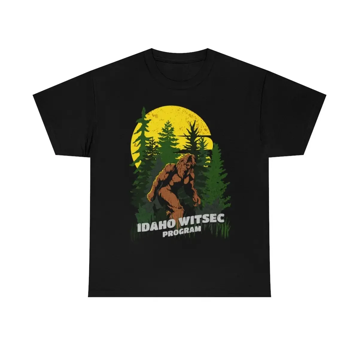 

Футболка Bigfoot Idaho Witsec Program Essential, винтажная трендовая футболка из плотного хлопка