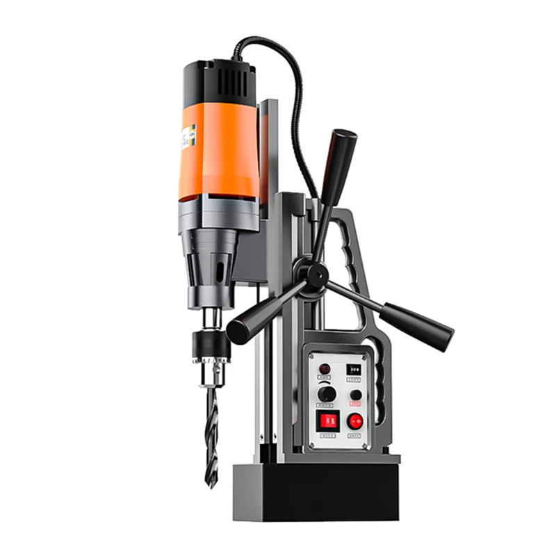 Magnetic Core Drill Machine 16 18 25 35 Annular Cutter Magnetic Drill Press Electric Bench Drilling Rig Machine For Engineering