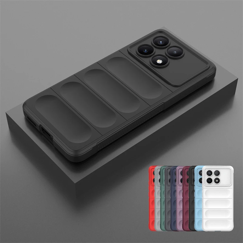 For Poco X6 Pro Case Cover Poco X6 Pro Capas Shockproof Lens Protective Back Bumper Soft TPU For Fundas Xiaomi Poco X6 Pro Cover