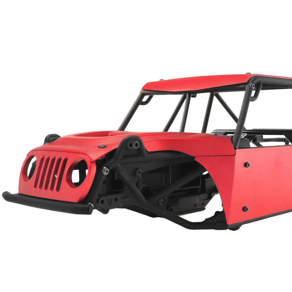 Aluminum Roll Cage Body Plate Panel Kit for Vanquish H10 Optic Sparco Yokohama RTR 1/10 RC Crawler Upgrades Parts