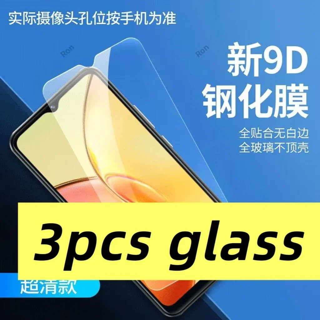 

For 3pcs Ff Tempered Glass Screen Protector for Huawei P Smart 2020 Case Cover on Psmart Smar Smat Samrt Psmart