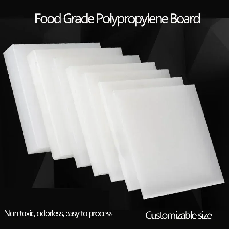 PP Food Grade Polypropylene Hard Plastic Board DIY Water Fish Tank Plank Press Backing Plate Gaskets 100-400mm Thickness 2-20mm