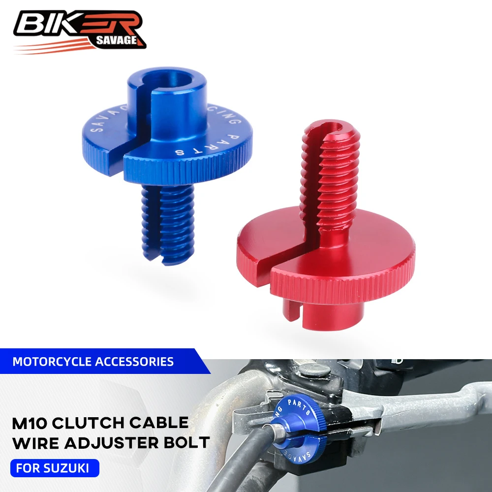 Katana 1000 Motorcycle M10 Clutch Cable Wire Adjuster Bolt For Suzuki GSX-S1000 GT/F/S GSXR 650 750 1000R TL1000S 1997-2025