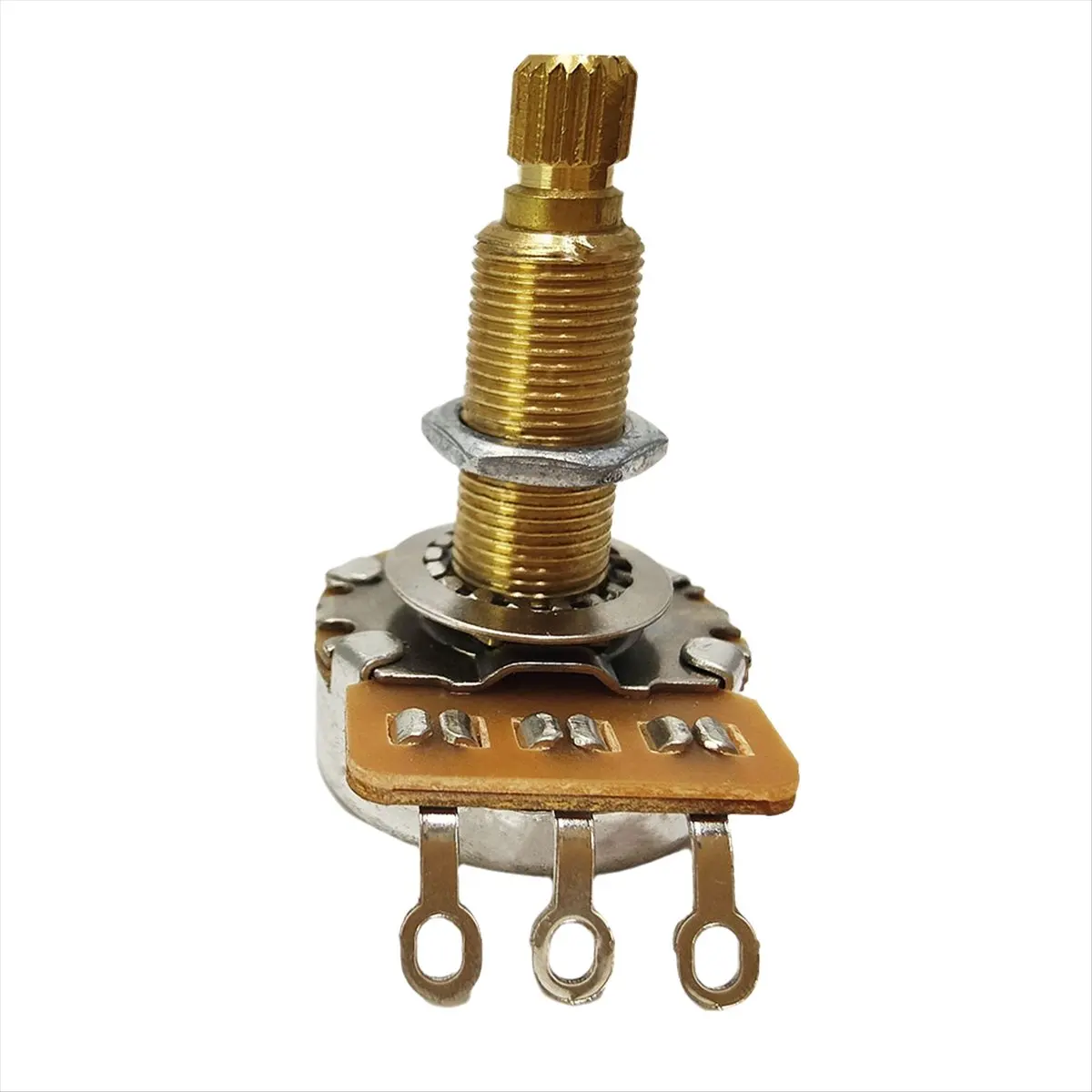 Y525A 핫 포텐셔미터 스플라인드 소형 포텐 전기 기타 이펙트 앰프 톤 볼륨 28mm B500K