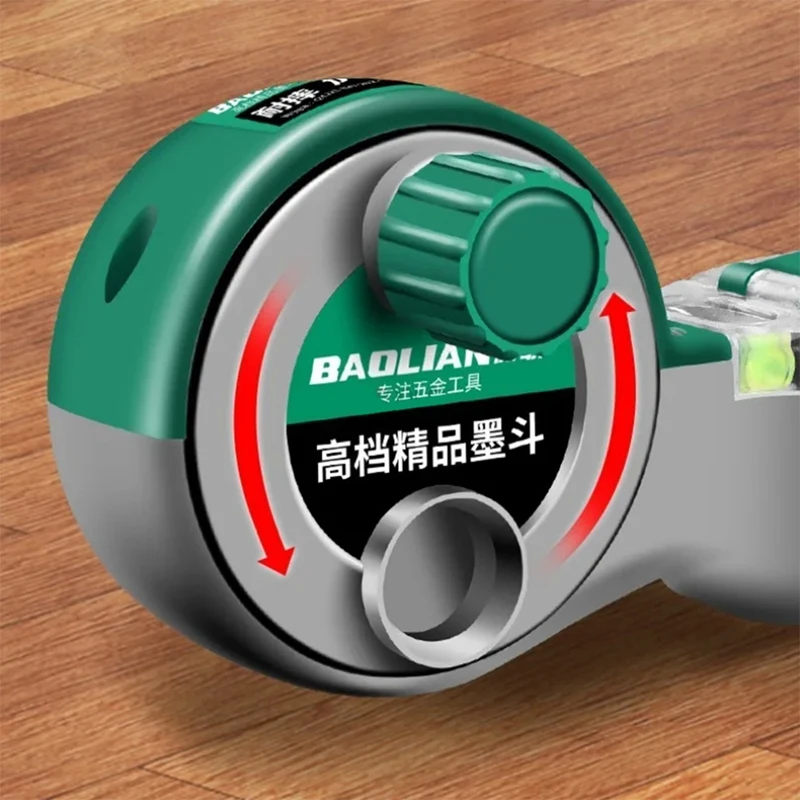 Woodworking Ink Fountain Automatic Drawing Line Marker Carpentry Building Construction Ground Marking Scriber