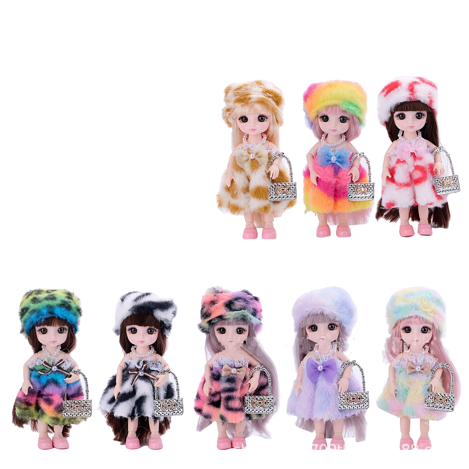 Neue Mode 16 cm BJD Puppe Boutique Prinzessin Dress Up Mädchen Spielzeug Multi-gelenk Abnehmbare Hübsche Make-Up Puppen kinder Geburtstag Geschenk